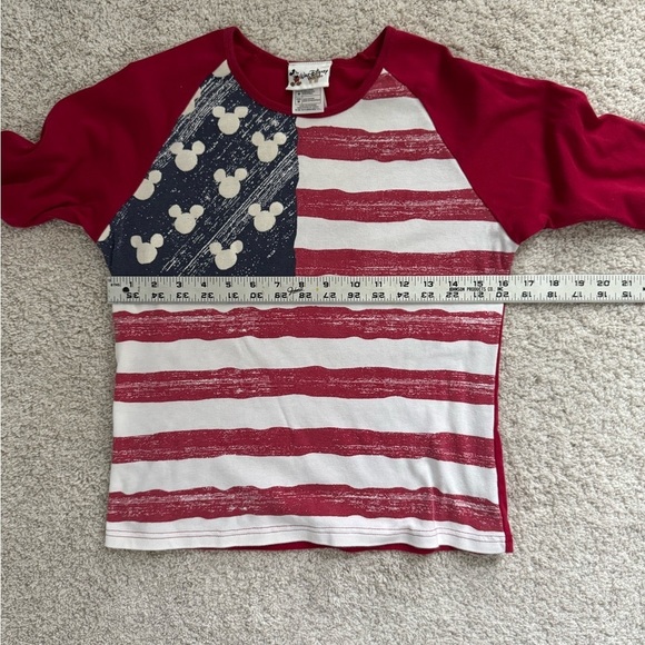 Disney Parks Mickey Mouse Flag Shirt USA - Picture 6 of 7